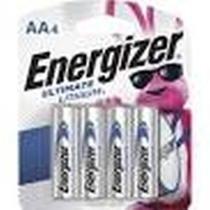 BATTERY; LITHIUM, AA 4 PK