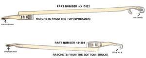 STRAP; SPREADER BOTTOM HOLD DOWN  RATCHET 2