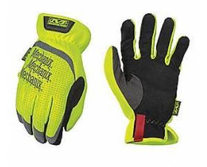 GLOVE; MECHANIX HI-VIZ YW SYN LTHR PALM SZS SM-2X