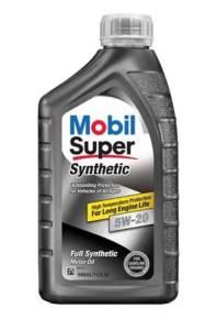 OIL; MOTOR 5W20 SUPER SYNTHETIC MOBIL 1 QT