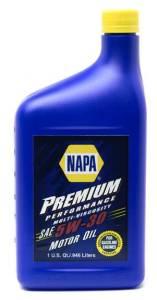 OIL; MOTOR SYN BLEND 5W30 QT NAPA
