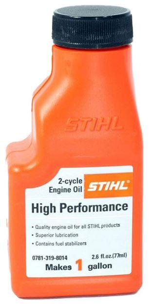 OIL; 2-CYCLE ENG 2.6OZ MAKES 1 GALLON